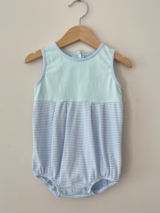 Trotter Street Kids Other - TROTTER ST KIDS EUC Boys Pastel Colorblock Summer Bubble Romper
